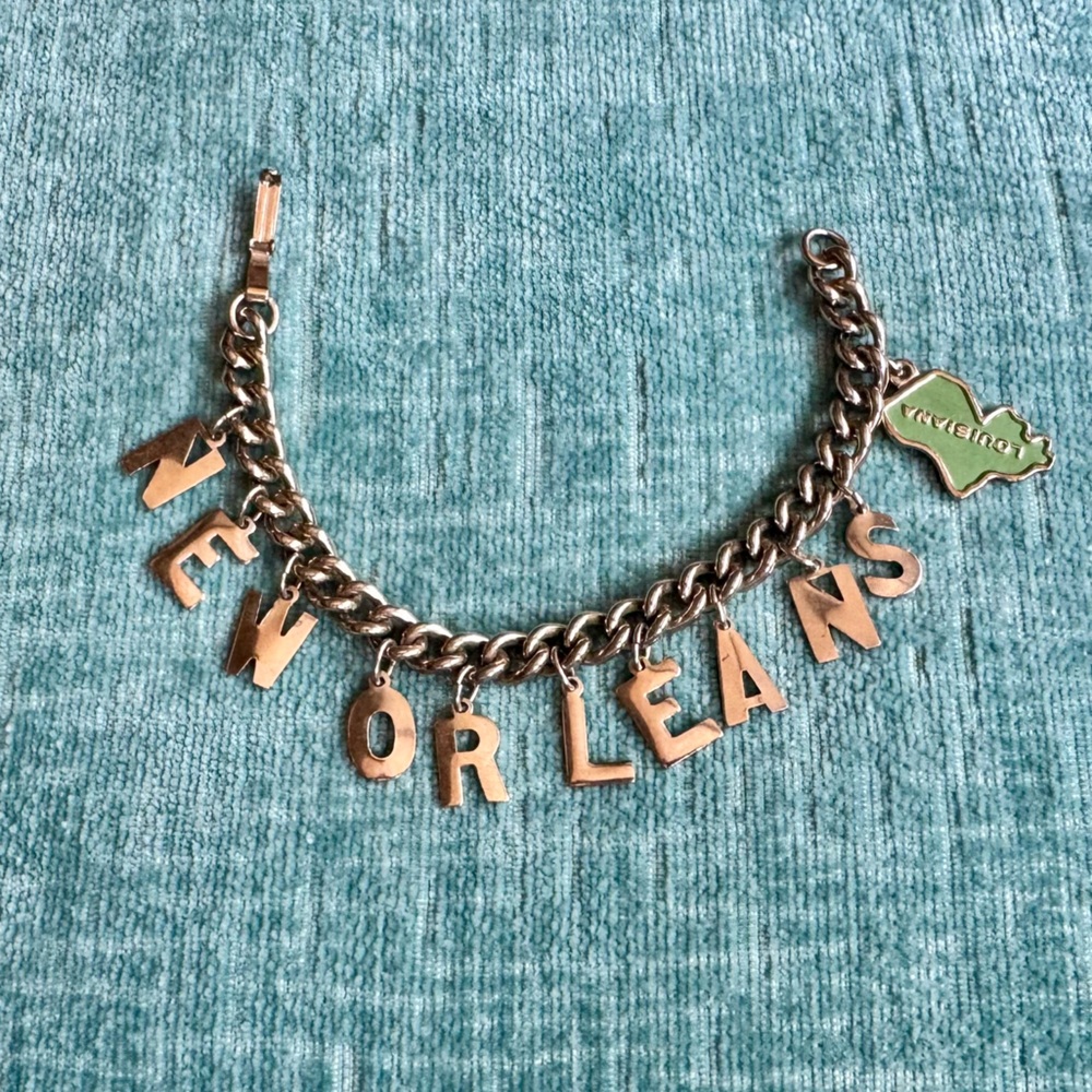 Vintage “New Orleans” Souvenir Charm Bracelet